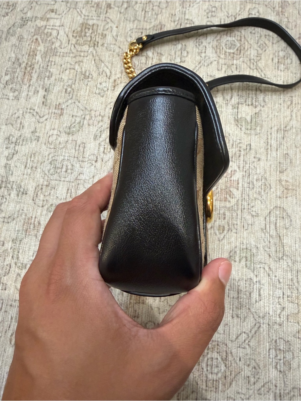 Gucci Beige Brown GG MarmontCanvas - Picture 7 of 12